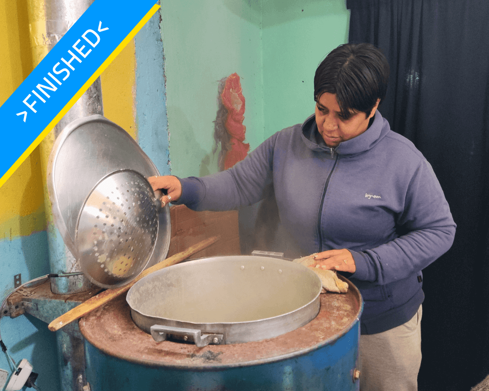 Efficient stoves in soup kitchens